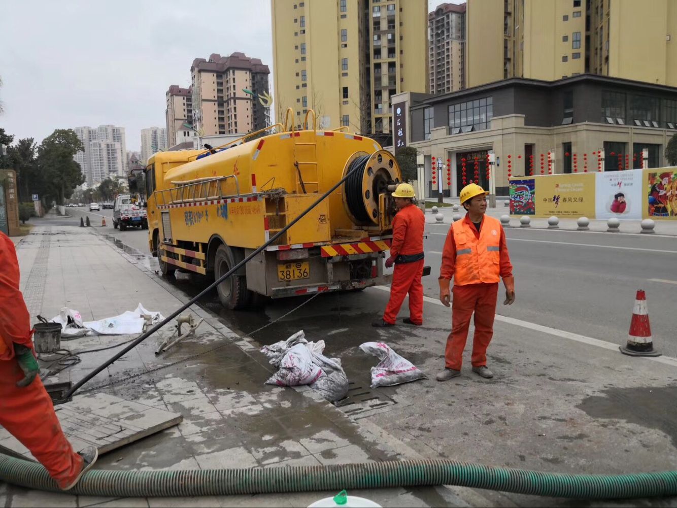 肃宁排污管道清淤-管道清洗